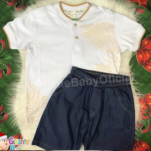 CONJ DING DANG MASC FOLHA 3522 BRANCO