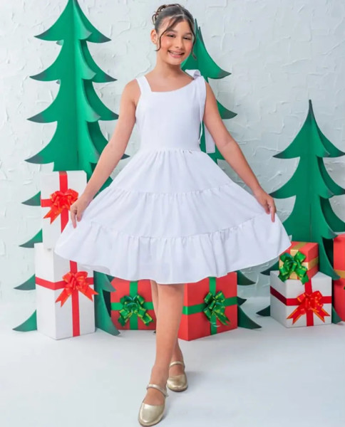 VESTIDO FESTA POLLY ZOE = BRANCO