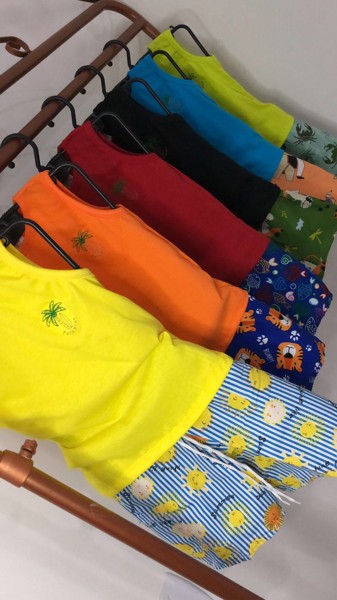 CONJ REGATA SHORT TACTEL EST INF TUTU MASC