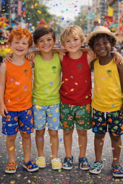 CONJ REGATA SHORT TACTEL EST INF TUTU MASC