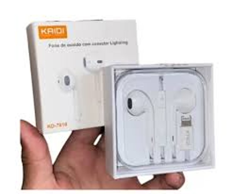 FONE DE OUVIDO COM FIO IPHONE