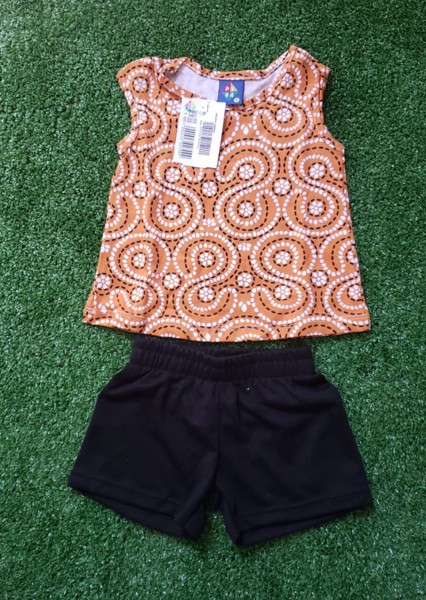 CONJ INFANTIL FEMININO REGATA ESTAMPADA