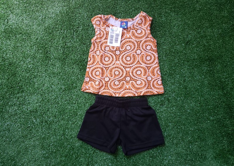 CONJ INFANTIL FEMININO REGATA ESTAMPADA