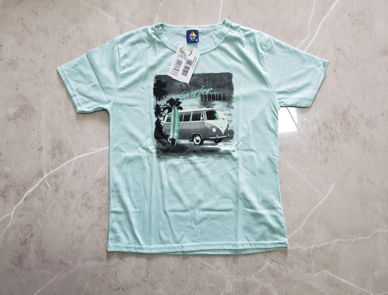 CONJ  INFANTIL MENINO CAMISETA ESTAMPA CARRO