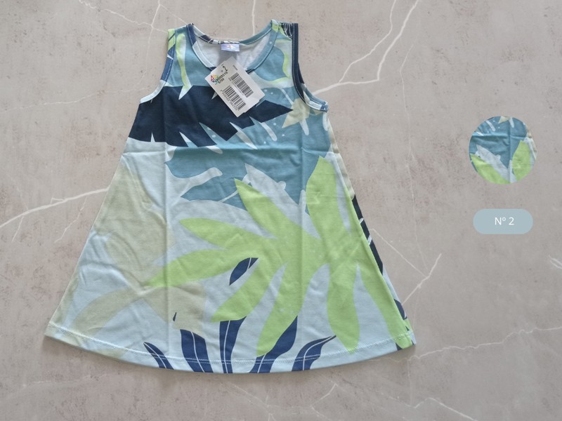 VESTIDO INFANTIL TROPICAL