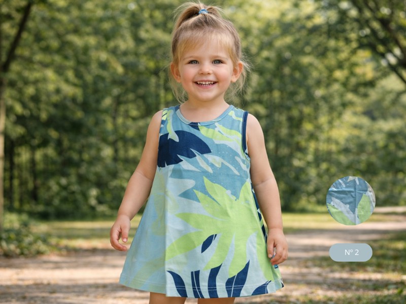 VESTIDO INFANTIL TROPICAL