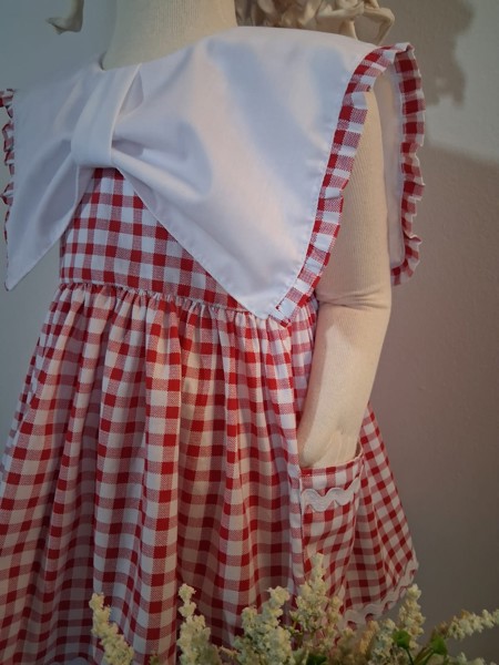 Vestido marshmallow - Gola laço 