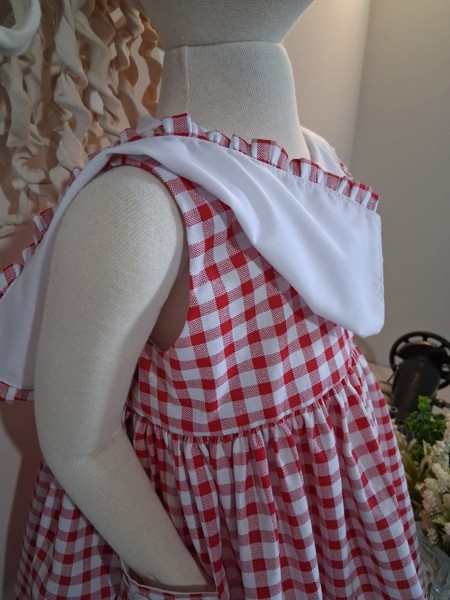 Vestido marshmallow - Gola laço 