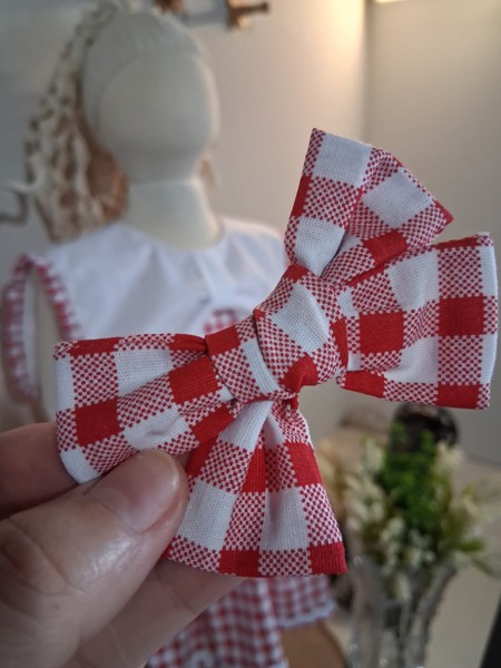 Vestido marshmallow - Gola laço 