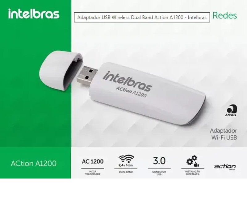 adap. intelbras wireless action a1200