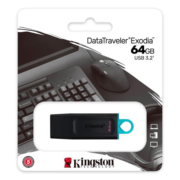 PENDRIVE KINGSTON DTX 64GB USB-A 3.2