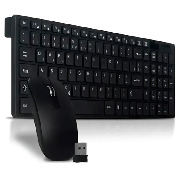 KIT TECLADO + MOUSE  SEM FIO ULTRA SIM 2.4G