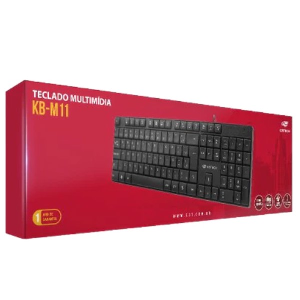TECLADO C3TECH KB-M11 COM FIO