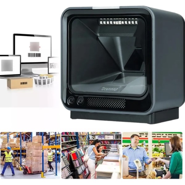 LEITOR DE CÓDIGO DE BARRAS SCANNER QR 1d 2d Preto 5v USB