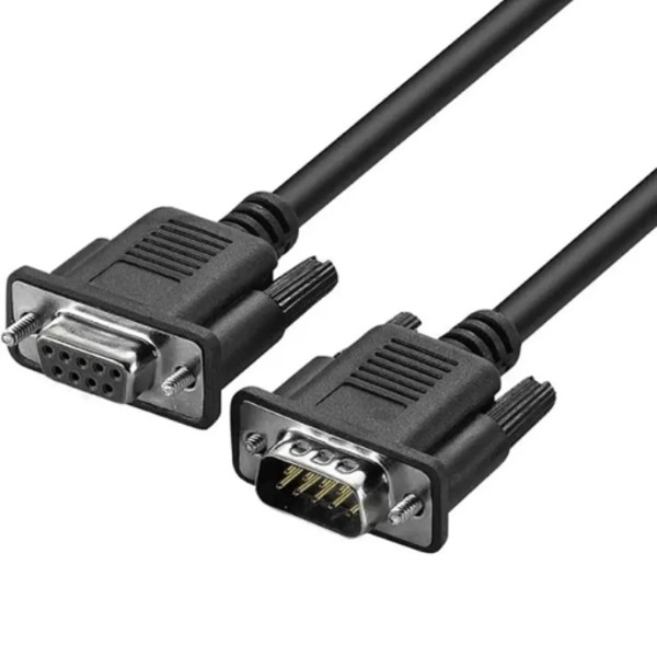 CABO EXTENSOR SERIAL RS 232 Db9-macho Db9-fêmea 1,80mts