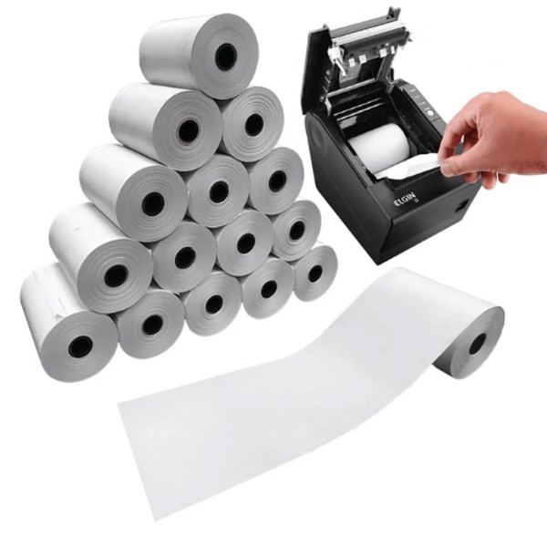 BOBINA TÉRMICA 80X30 COR BRANCA 