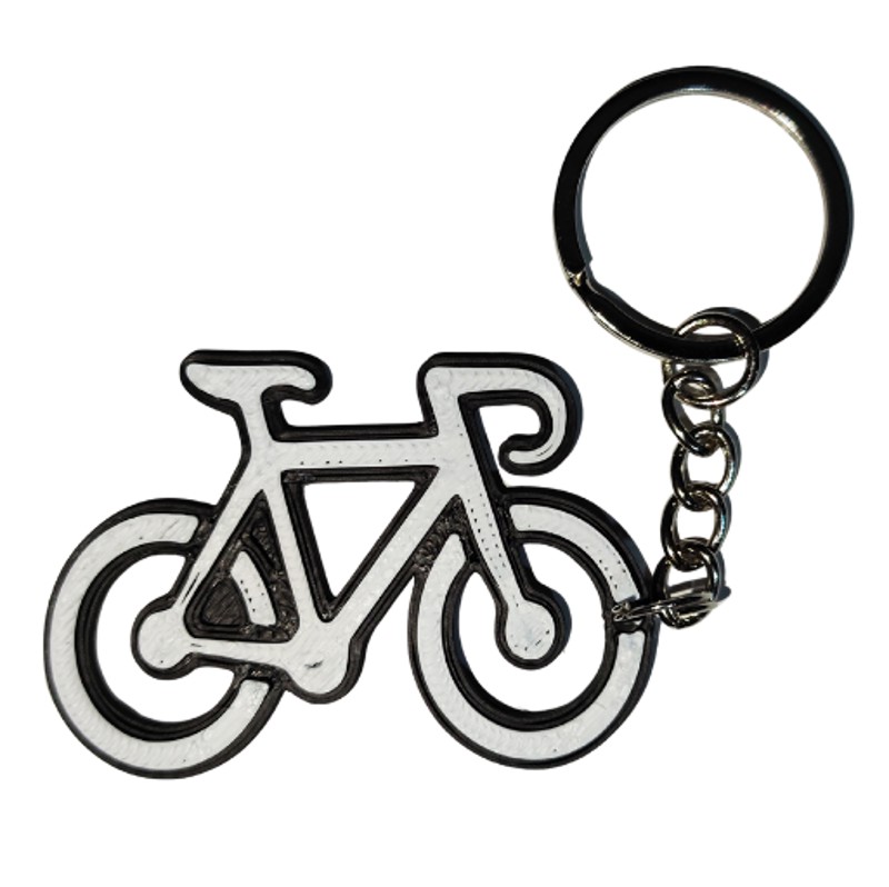 CHAVEIRO BIKE SPEED PRETO/BRANCO