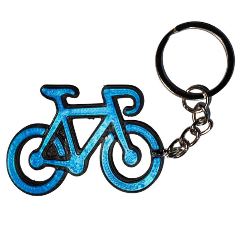 CHAVEIRO BIKE SPEED PRETO/AZUL