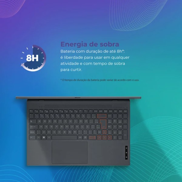 Notebook Positivo Vision C15 Intel® Pentium® Silver N5030 Windows 11 Home 4GB 128GB eMMC 15” HD Lumina Bar - Cinza