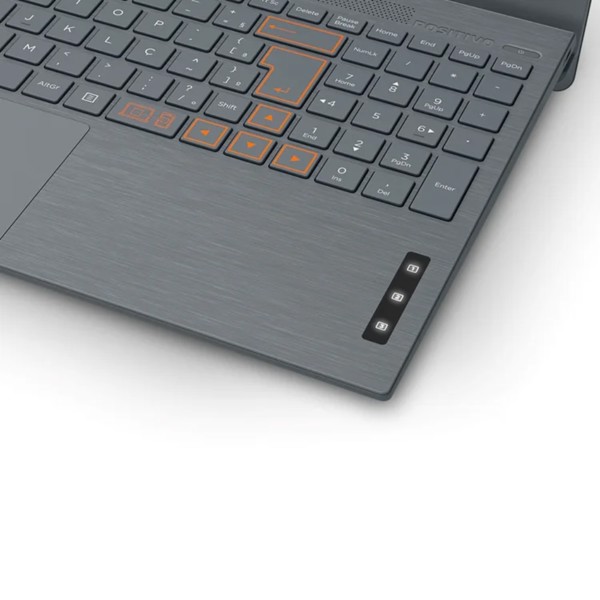 Notebook Positivo Vision C15 Intel® Pentium® Silver N5030 Windows 11 Home 4GB 128GB eMMC 15” HD Lumina Bar - Cinza