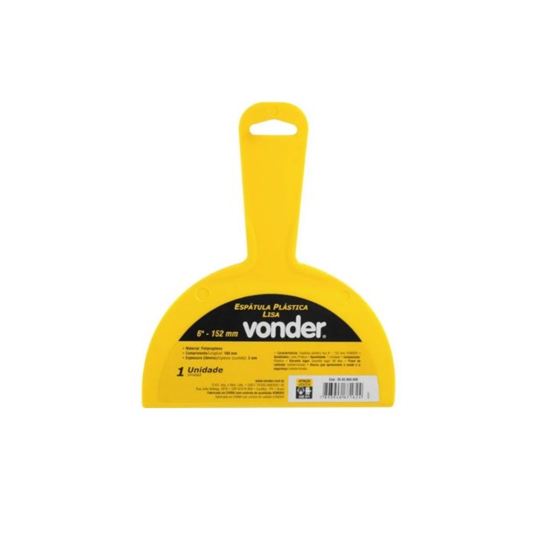 ESPATULA PLASTICA LISA VONDER
