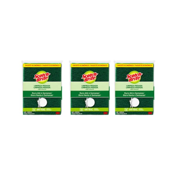 ESPONJA DE LOUCA SCOTCH-BRITE DELICADA C/3