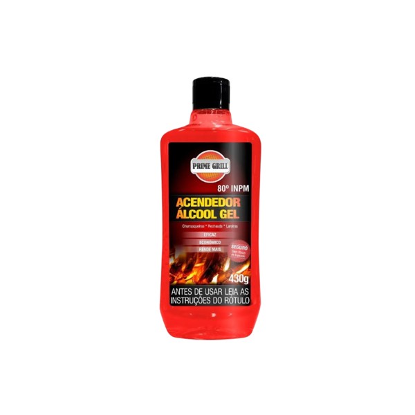 ALCOOL GEL ACENDEDOR 80 430GR PRIMEGRILL