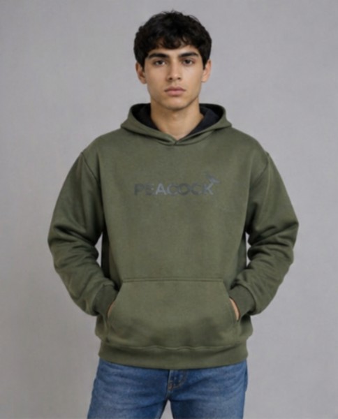 Blusa Moletom Capuz Peacock Verde