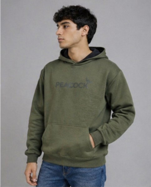 Blusa Moletom Capuz Peacock Verde
