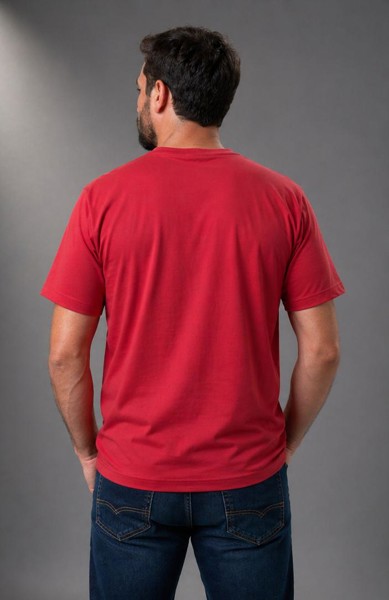 Camiseta Peacock Vermelha 