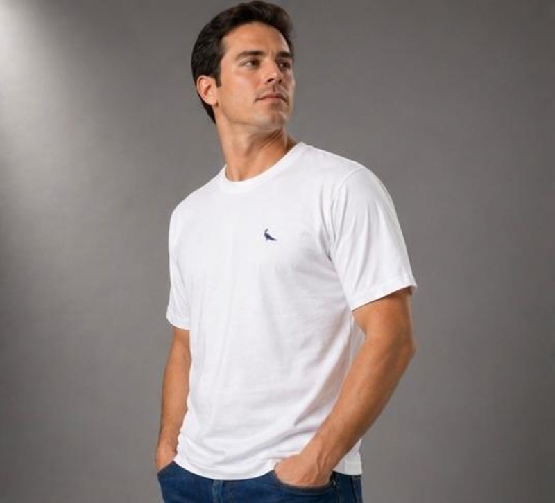 Camiseta Peacock Branca 