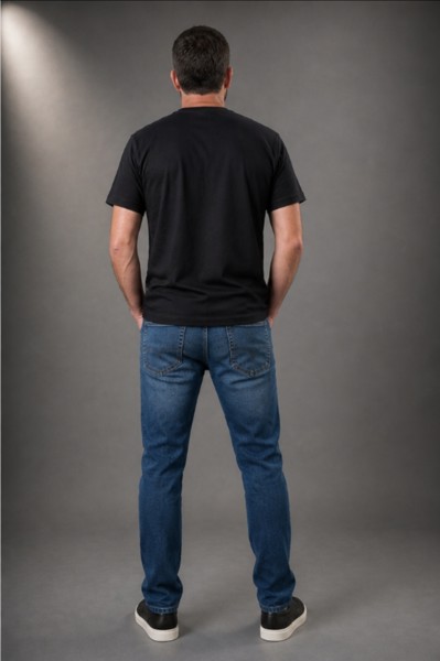 Camiseta Peacock Confort- Preta
