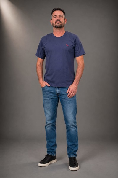 Camiseta  Peacock Marinho