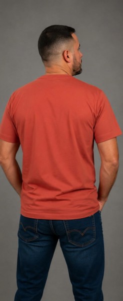 Camiseta Peacock Goiaba