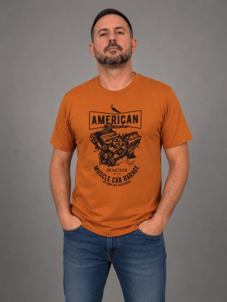 Camiseta Peacock American Mascavo