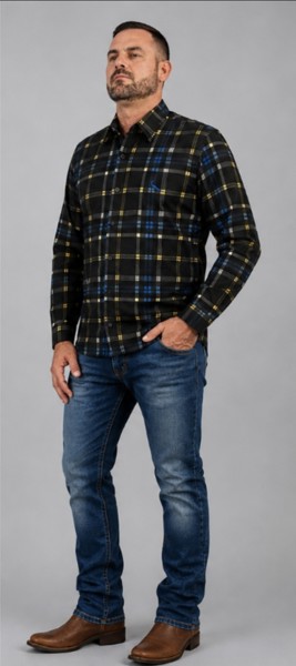 Camisa Social EdBlatt - Peacock