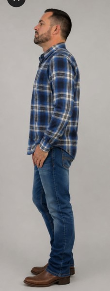Camisa Social Hame Azul - Peacock