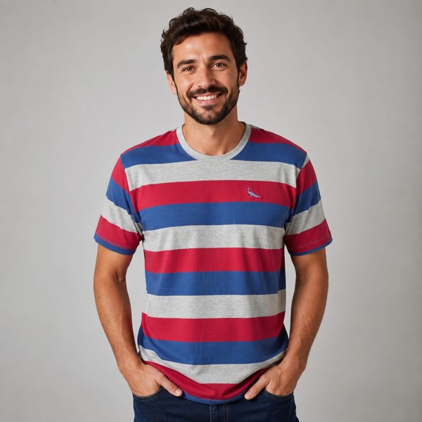 Camiseta Peacock Listras