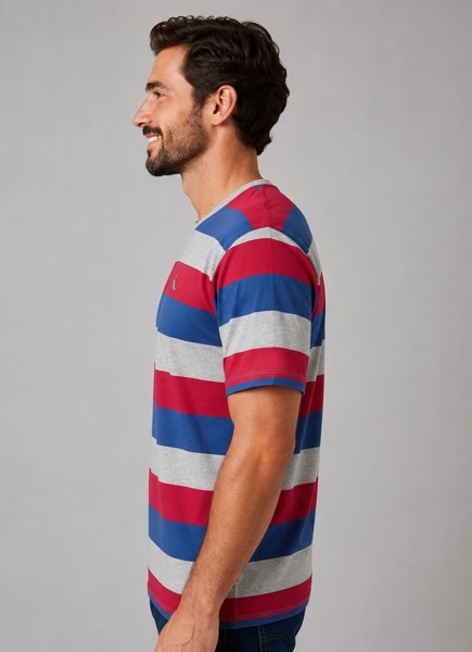 Camiseta Peacock Listras