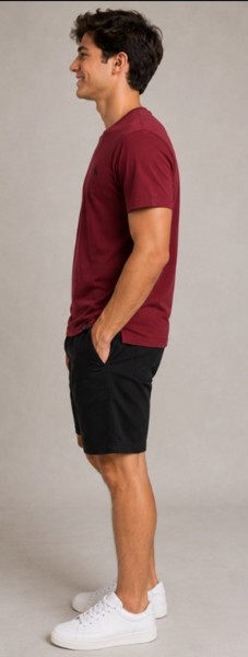 Camiseta Peacock Confort - Marsala