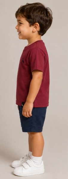 Camiseta Peacock Confort - Marsala