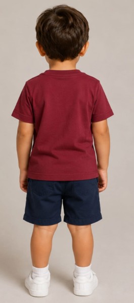 Camiseta Peacock Confort - Marsala
