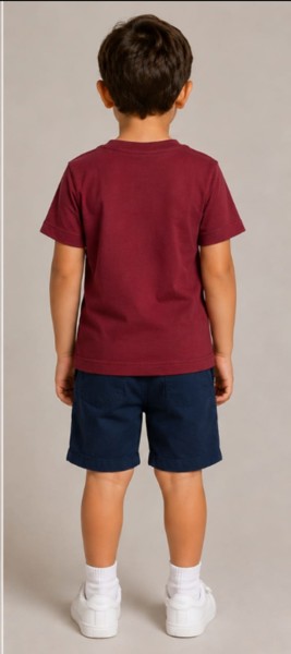Camiseta Peacock Confort - Marsala