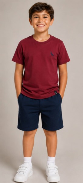 Camiseta Peacock Confort - Marsala