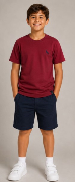 Camiseta Peacock Confort - Marsala