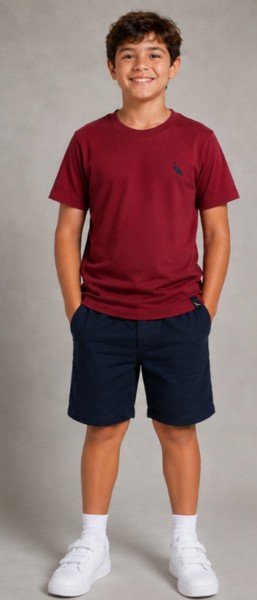 Camiseta Peacock Confort - Marsala