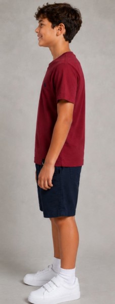Camiseta Peacock Confort - Marsala