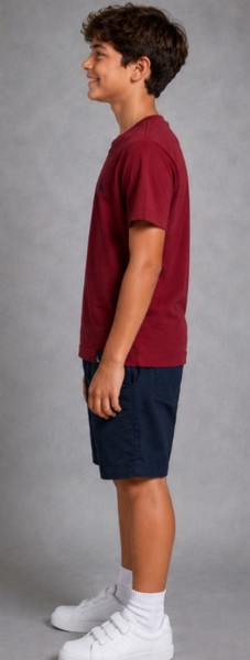 Camiseta Peacock Confort - Marsala