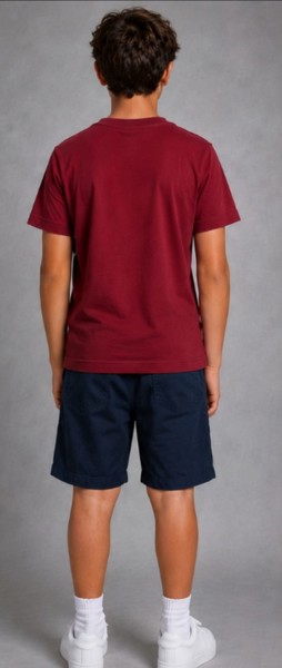 Camiseta Peacock Confort - Marsala