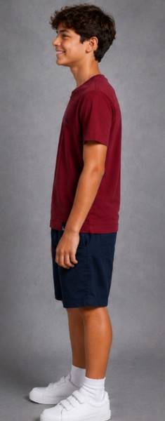 Camiseta Peacock Confort - Marsala